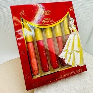 NEW! Taste Beauty 5ct Disney Princess Belle Lip Gloss Set